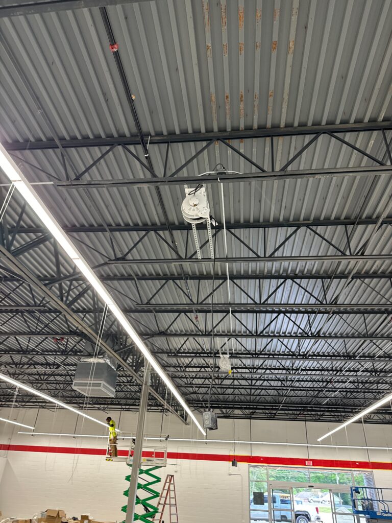 Commercial electrician St. Tammany electrical project.